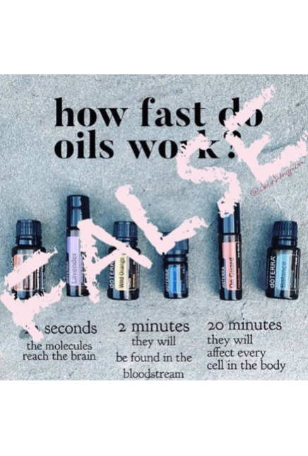 How Fast Do Essential Oils Enter the Bloodstream?
