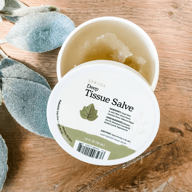 sprigs life deep tissue salve